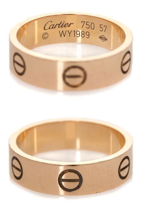 gold cartier ring replica|authentic cartier love ring.